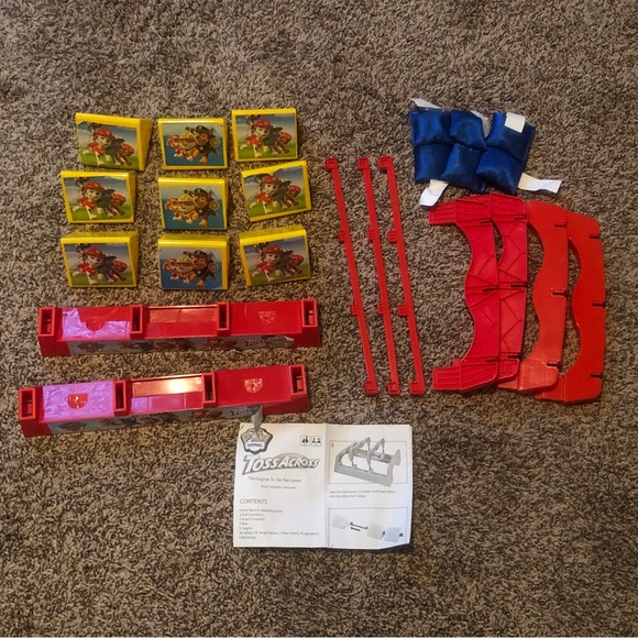 Nickelodeon Paw Patrol Table Top Bean Bag Toss Across Tic Tac Toe - Picture 3 of 5